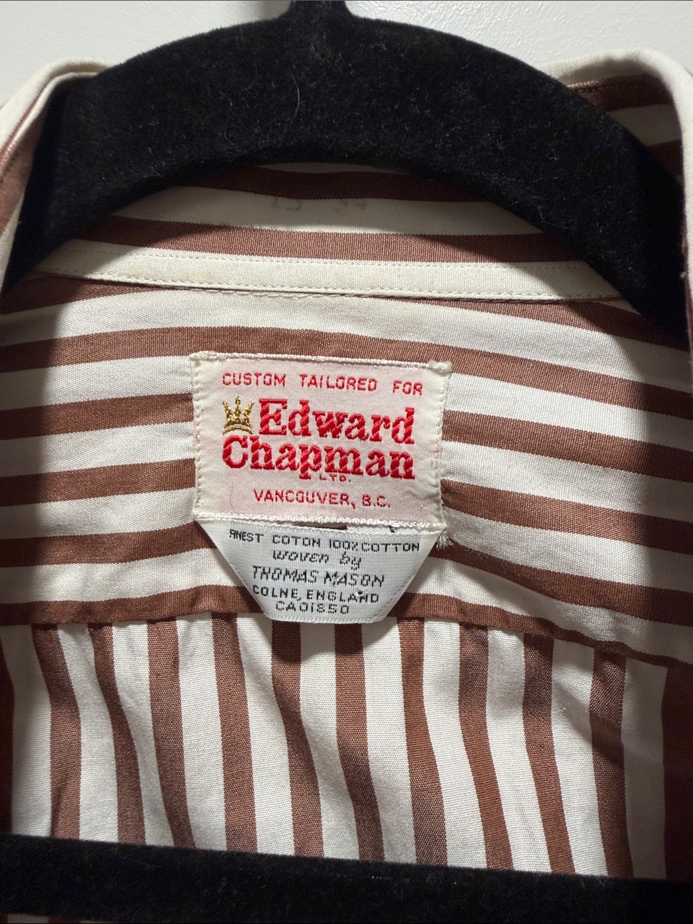 The Edward Chapman store was iconic on Granville St.  
Women's Button-Down Shrt